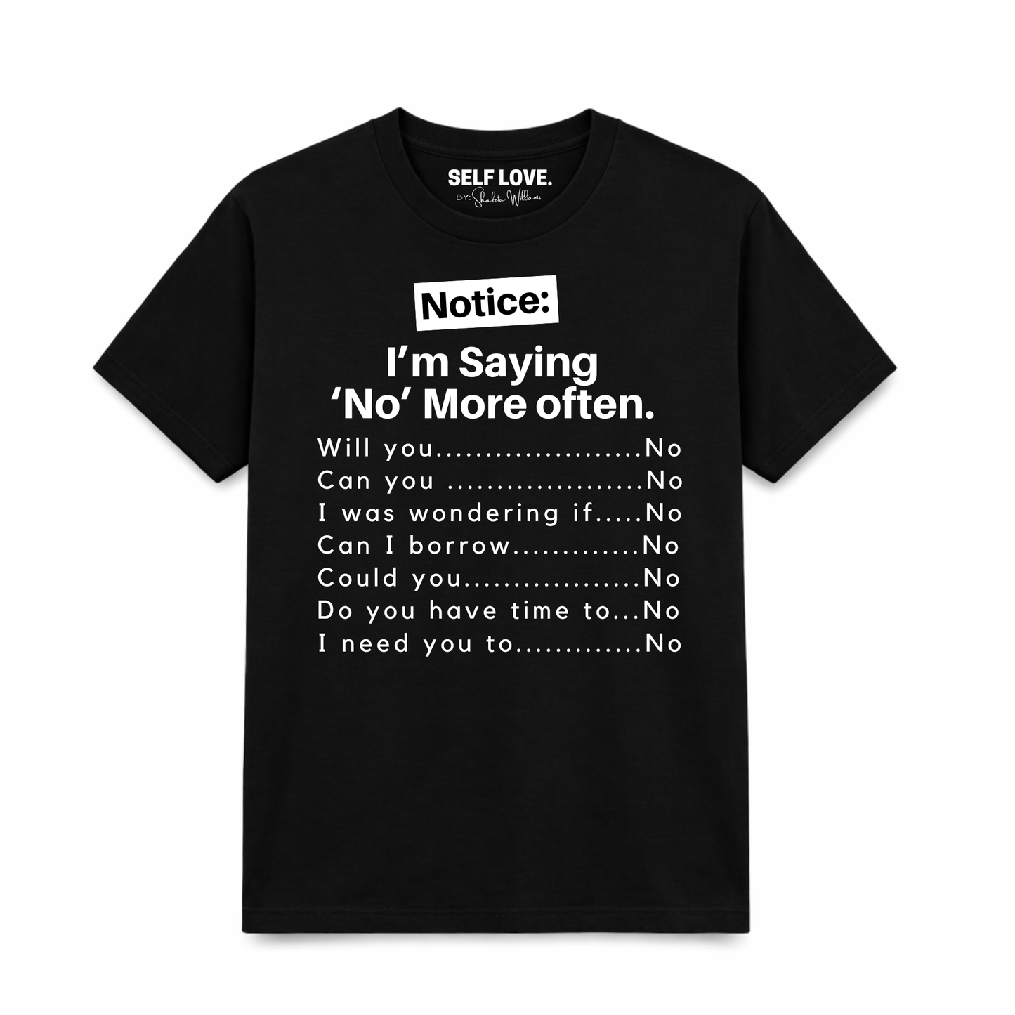 Saying 'No' More Often