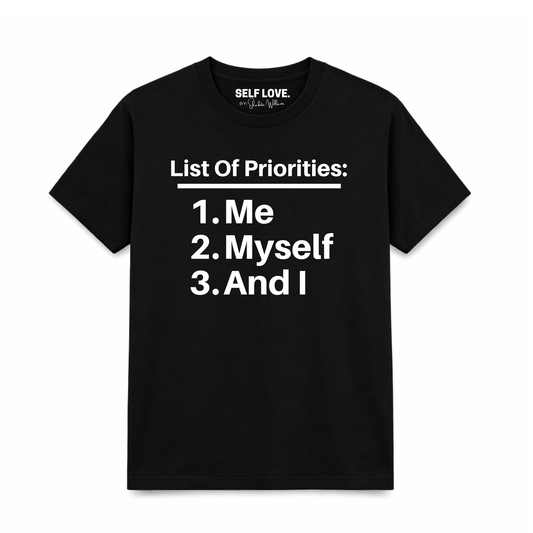 List Of Priorities